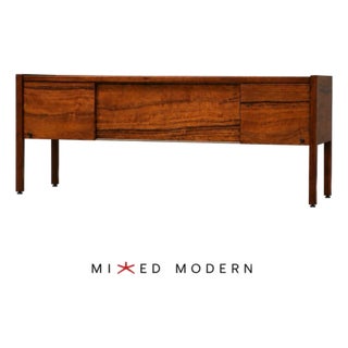 1960s Refinished 75” Jens Risom Paldao Credenza For Sale