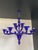 Venetian Blue Murano Glass Chandelier by Simoeng For Sale - Image 6 of 7