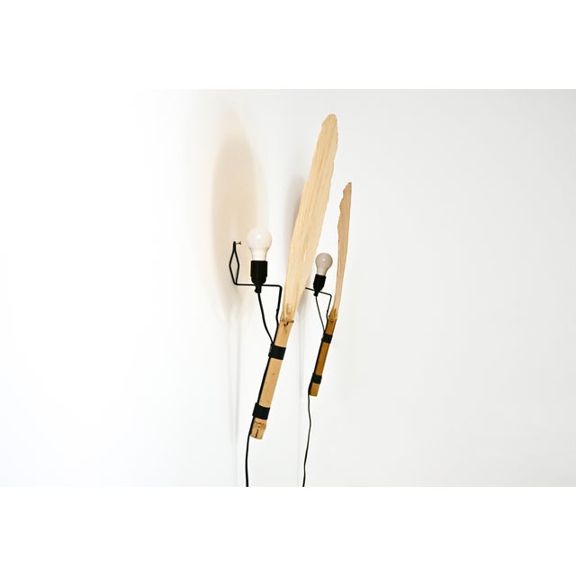 Uchiwa Wall Lamps by Ingo Maurer for M Design, 1970s, Set of 2 For Sale - Image 9 of 14