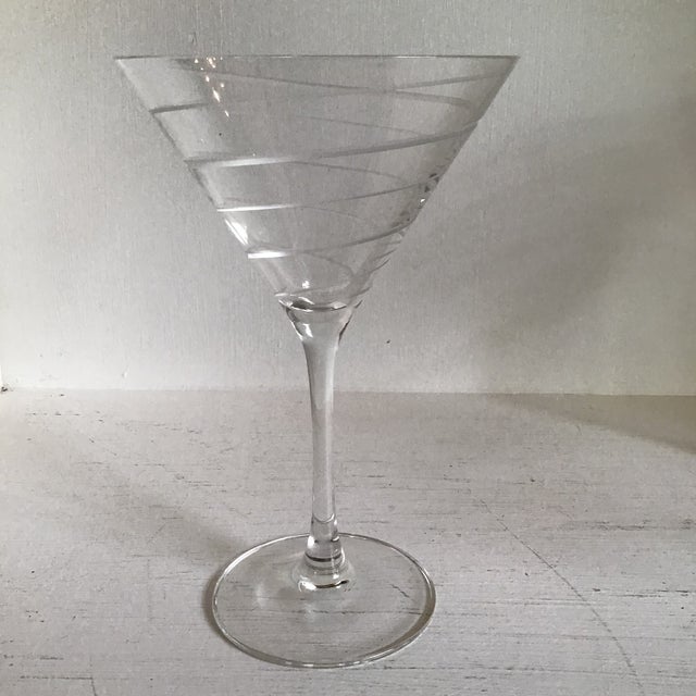 Assorted Pattern Vintage Etched Mikasa Martini GlassesSet of 4 Chairish