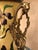 Gold French Hand Painted Table Lamp Late 19th Century For Sale - Image 8 of 9