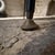 For your consideration, a beautiful and striking turquoise and grey patterned stone or marble top supported by three...