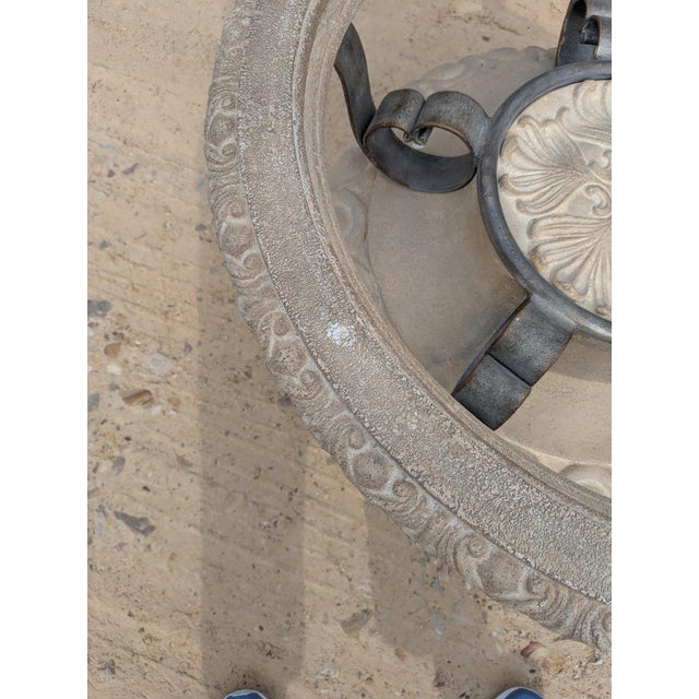 Glass 1990s Thomasville Vintage Indoor/Outdoor Table With Glass Top, Attributed For Sale - Image 7 of 9