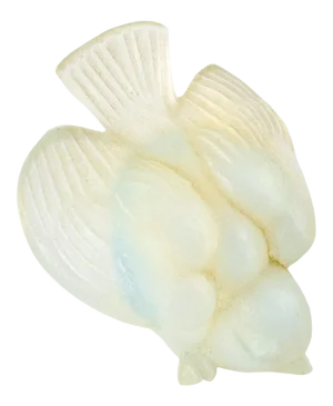 Italian Sabino Art Glass Opalescent Bird
