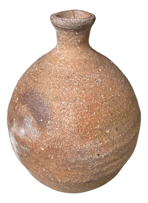 Ikebana Vase in Traditional Stoneware by Yoshio, 1950s