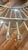 Late 20th Century Platner-Style 50” Round Glass Dining Table With Sculptural Wire Pedestal Base For Sale In Boston - Image 6 of 7