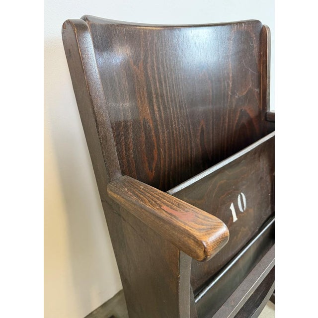 Brown Vintage Cinema Seat from TON, 1960s For Sale - Image 8 of 16
