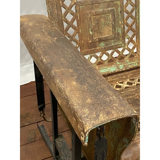 1950s Bunting Iron Porch Glider For Sale - Image 13 of 15