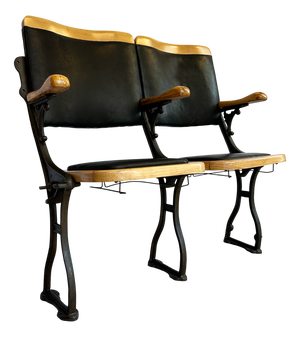 Cast Iron and Bentwood Cinema Seats, 1930s