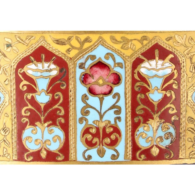 Napoleon III Cup in Onyx and Gilt Bronze with Polychrome Enamel, 1880 For Sale - Image 9 of 14