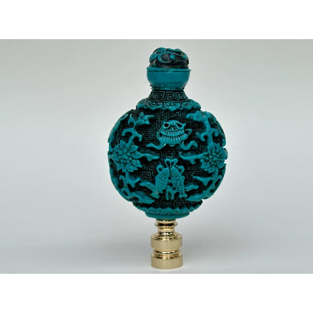 Chinese Snuff Bottle Lamp Finial For Sale - Image 4 of 9
