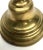 1930s 1930s Brass Heavy Base Single Candle Holder For Sale - Image 5 of 10