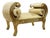 Louis XIV Gold Lacquered Wooden Bench, 1980s For Sale