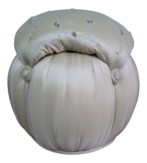 Tufted Tiered Pouf Footstool