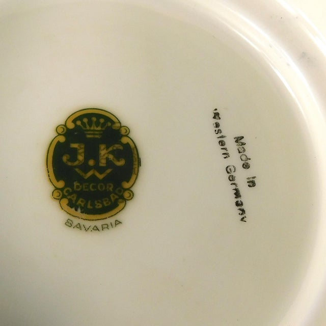 Large Footed JWK Kuba Bowl For Sale - Image 9 of 13
