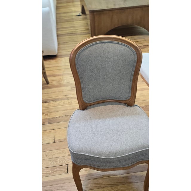 Kravet Custom Side Chairs. Italian Frame, Newly Reupholstered. Set of 2 For Sale - Image 4 of 6