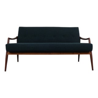Teak Sofa by Hartmut Lohmeyer for Wilkhahn, Germany, 1960s For Sale