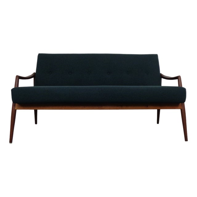 Teak Sofa by Hartmut Lohmeyer for Wilkhahn, Germany, 1960s For Sale