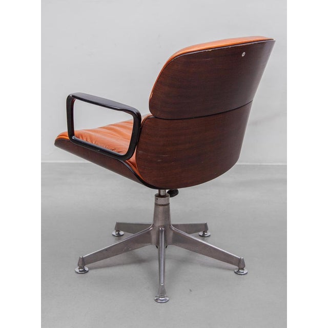 Wood Executive Desk Chair by Ico & Louisa Parisi for Me, 1970 For Sale - Image 7 of 17