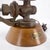 Queen Elisabeth Ships Valve Walnut Base Table Lamp Conversion For Sale - Image 9 of 10