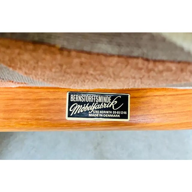 Brown Danish Modern Bentwood Sling Chairs by Bernstorffsminde Mobelfabrik Circa 1970 For Sale - Image 8 of 8