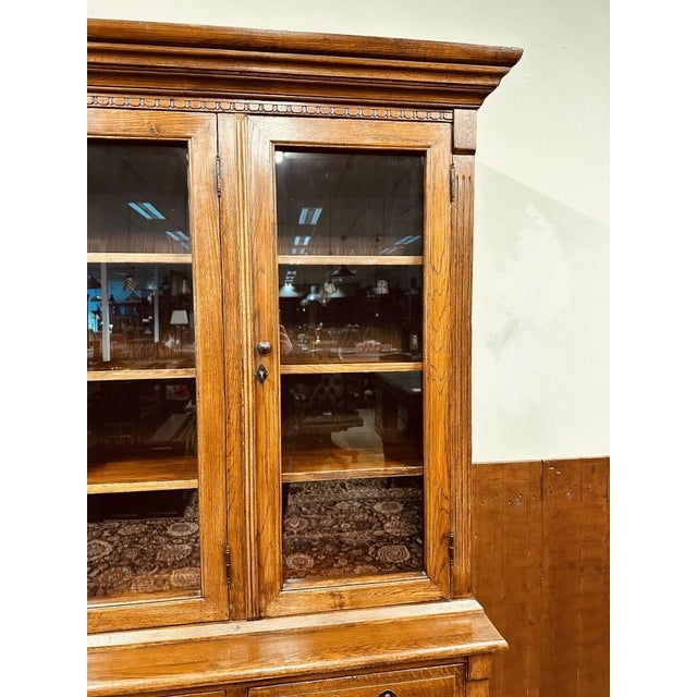Brown Vintage English Rustic Cabinet For Sale - Image 8 of 17