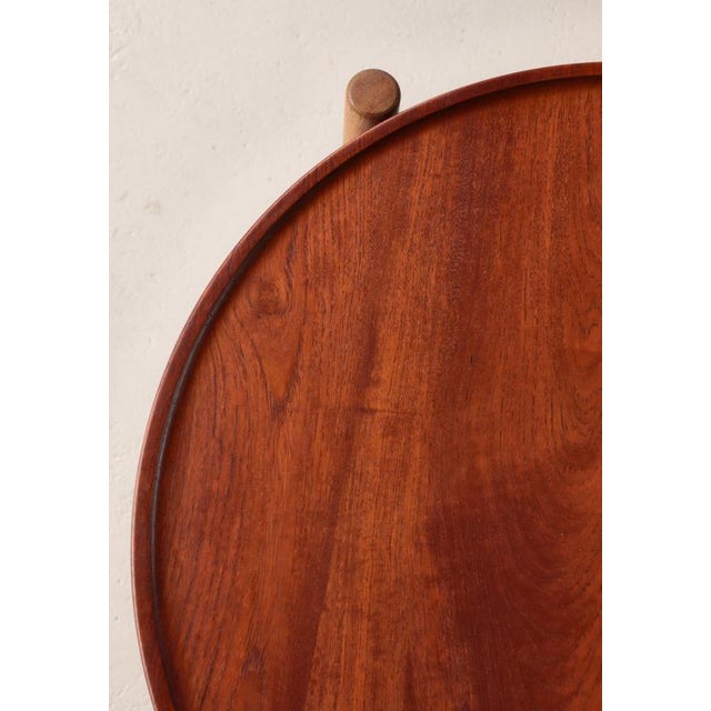 Tray Table in Oak and Teak by Hans J. Wegner for Andreas Tuck, 1950s For Sale - Image 13 of 18