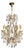 1970s Italian pearl and crystal chandelier For Sale