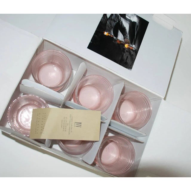 Art Deco Murano Glasses by Mariana Iskra, Set of 6 For Sale - Image 6 of 10