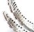 Silver Bulgari Serpenti Viper White Gold Diamond Bangle Bracelet For Sale - Image 8 of 14