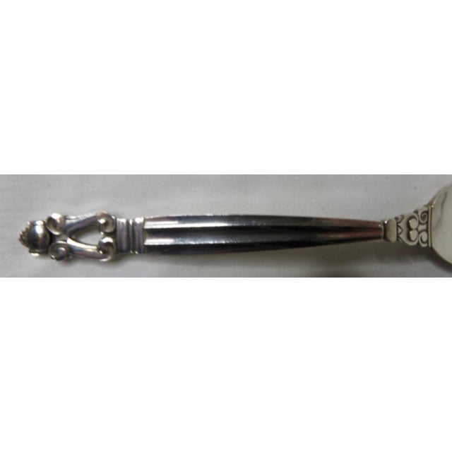 1917 Georg Jensen "Acorn" Sterling Silver Flatware For Sale - Image 10 of 11
