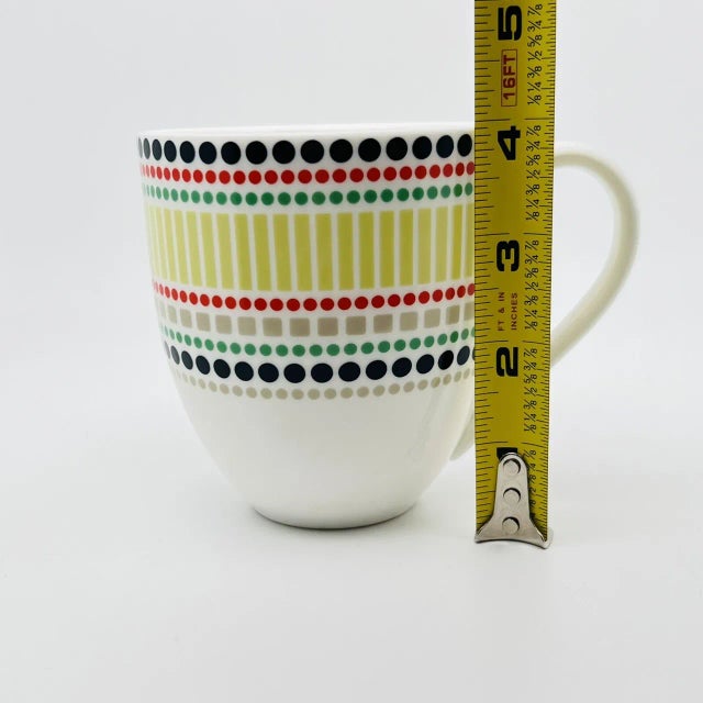 Kate Spade 1990s Kate Spade Lenox Hopscotch Drive Coffee Mug Tea Cup-Set of 6 For Sale - Image 4 of 5