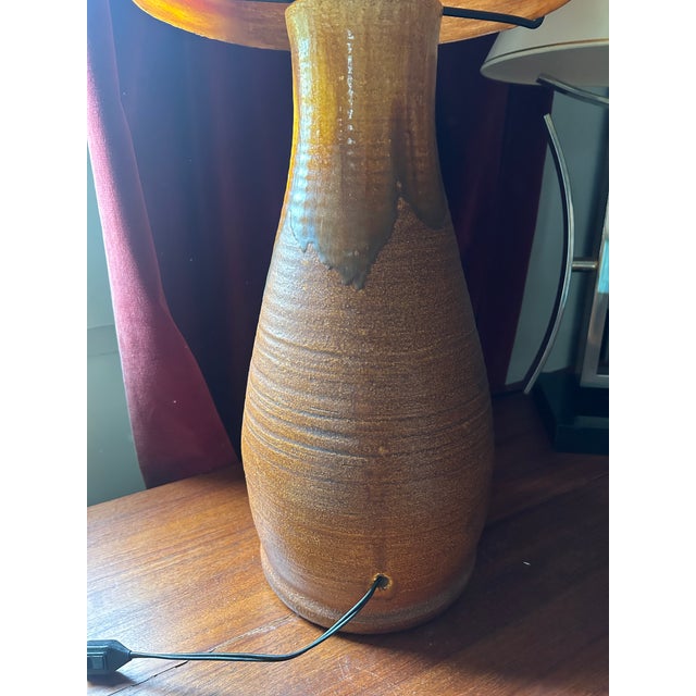 1970s Resin Shade Terracotta Double-Lighting Lamp by Accolay, 1960 For Sale - Image 5 of 11