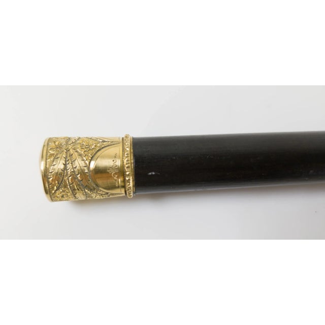 We are selling this very nice Victorian or Edwardian Gold Filled Cane Walking stick. This walking stick has very nice...