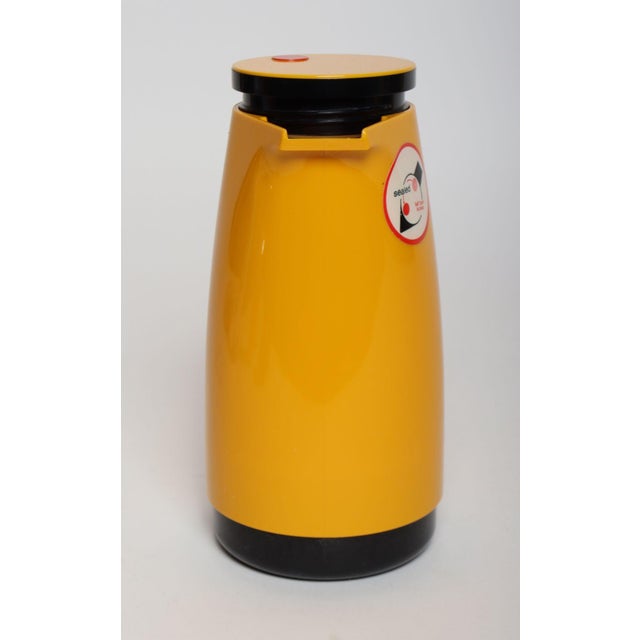 Vintage West German Yellow Insulated Pitcher by Dr. Zimmermann for Busse Design For Sale - Image 4 of 12