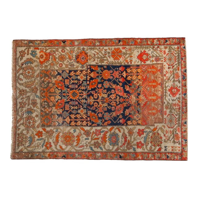Antique Sampler Malayer Rug - 4' x 5'8" For Sale
