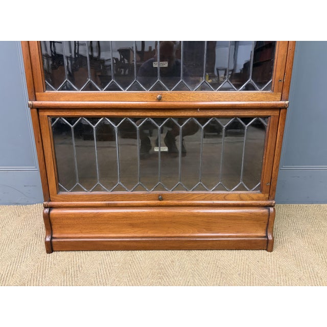 Walnut Stacking Bookcase from Globe Wernicke, 1910 For Sale - Image 14 of 17
