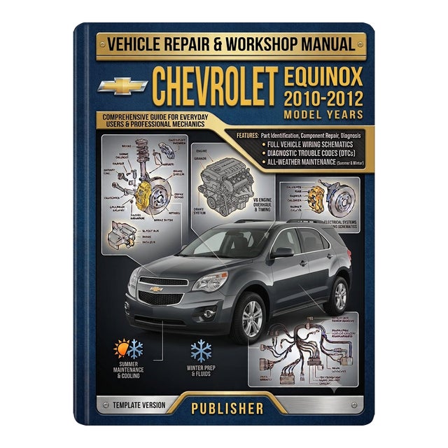 Chevrolet Equinox 2010-2012, Car Repair Manual, Workshop Guide Book For Sale