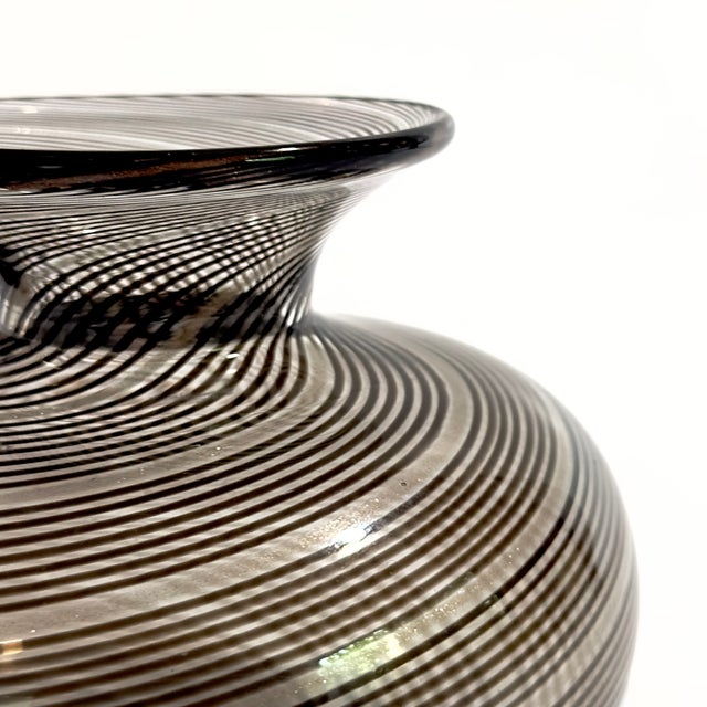Moody Mid-Century Medley: Dark Neutrals Glass & Ceramic Curation - Group of 5 For Sale - Image 11 of 17