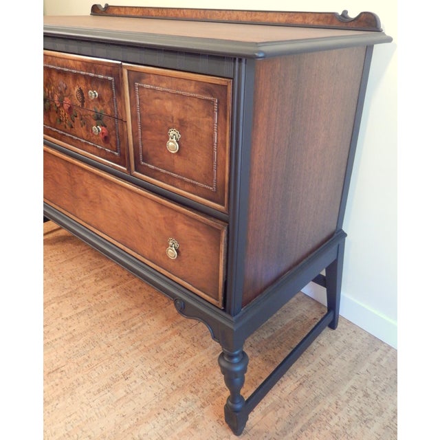 1920's Berkey and Gay Walnut Lowboy For Sale In San Francisco - Image 6 of 8