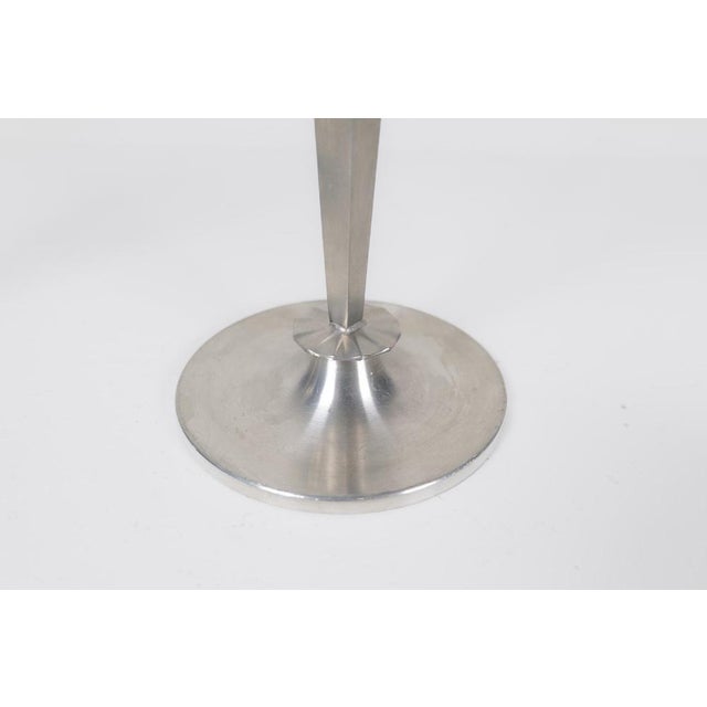 Art Deco Sculptural Candleholders in Pewter, Sweden, 1940s, Set of 2 For Sale - Image 11 of 16