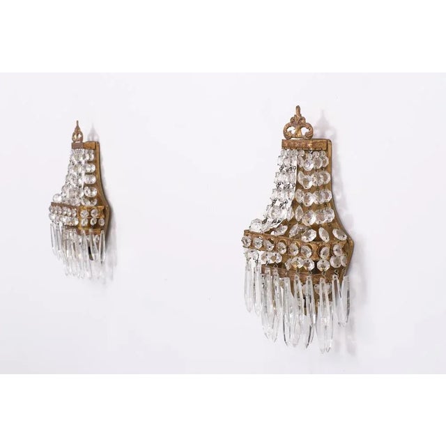 Chrystal Wall Lights, France, 1958, Set of 2 For Sale - Image 6 of 9