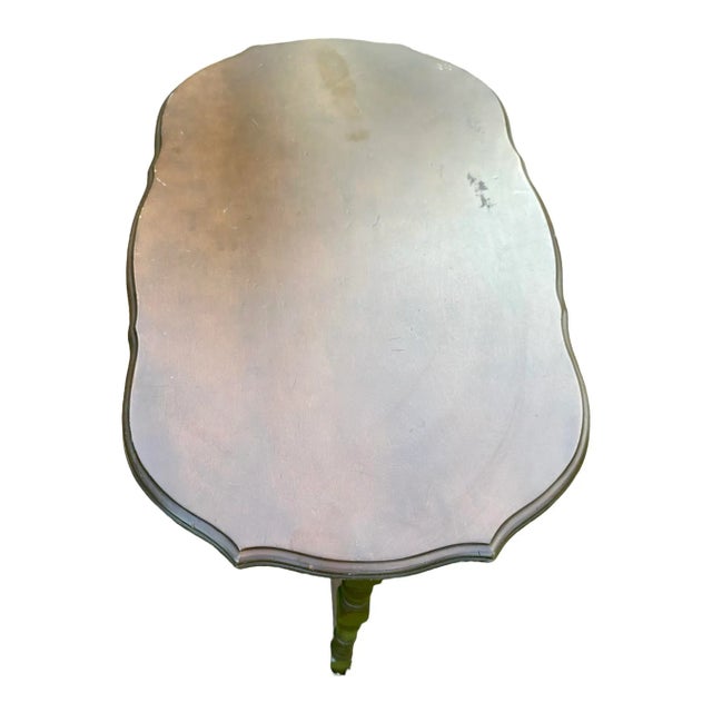 Victorian Vintage Oval Parlor Table For Sale - Image 3 of 8