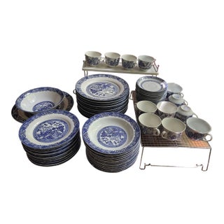 Vintage Royal Oak China Set- 62 Pieces For Sale