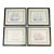 Set of 4 Maritime Antique Ship Prints in Color For Sale