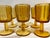 Glass Vintage Westmoreland Golden Sunset Amber Goblets MCM - Set of 6 For Sale - Image 7 of 7