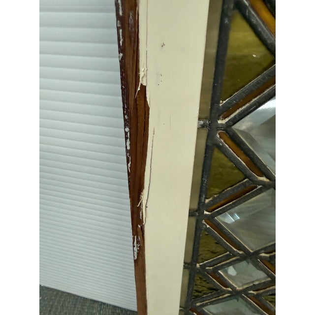 Stained Glass Window Panel, Early 20th Century For Sale - Image 9 of 12