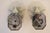 Rare Matched Pair French Art Deco Tropic Palm Aluminum Glass Wall Sconce Lamps 1920's For Sale - Image 12 of 13