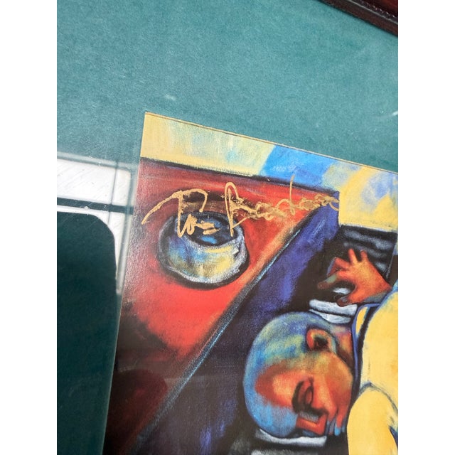 Abstract 1960s Margaret Slade Kelley "Playing for Tips" New Orleans Print Signed For Sale - Image 3 of 6