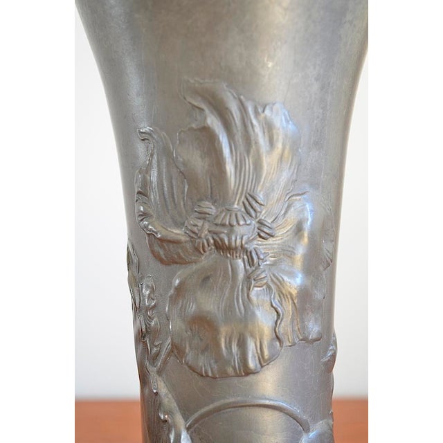 Art Nouveau Vase by Hugo Leven for Kayserzinn, 1900s For Sale - Image 6 of 10